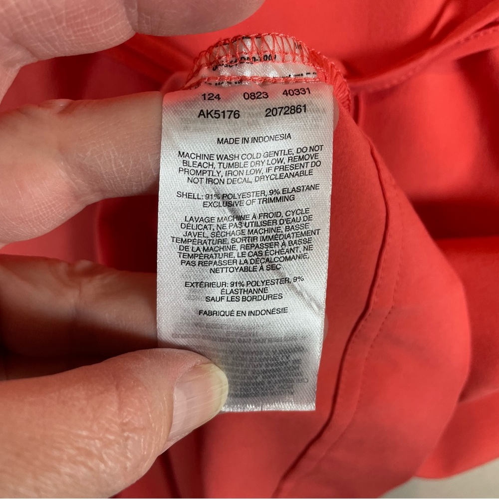 Columbia Bogata Bay Dress Womens Small Coral Pink Orange Omni-Shield Outdoor NWT - Picture 11 of 11